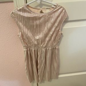 Crewcuts gold sparkley dress, size 5